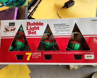 Bubble light set, new but older