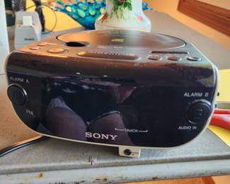 Sony radio alarm clock