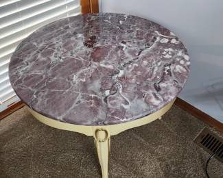 French Provential and marble table