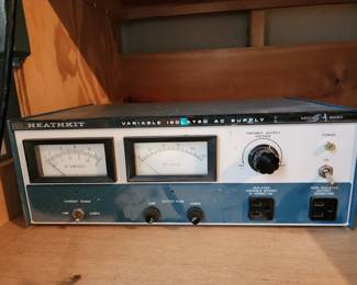 Heathkit variable isolated ac supply