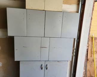 Vintage metal cabinets