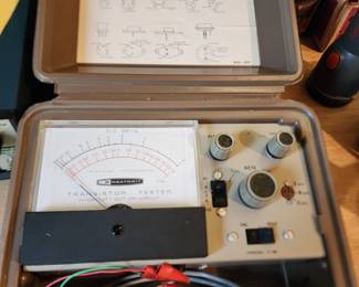 Heathkit transistor tester