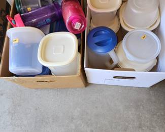 Tupperware and plastic containers