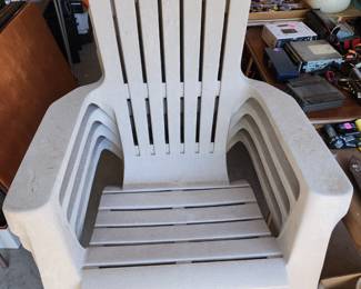 Adirondack chairs, 4 of them