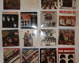 The Beatles mini record collection,
Chu Pops