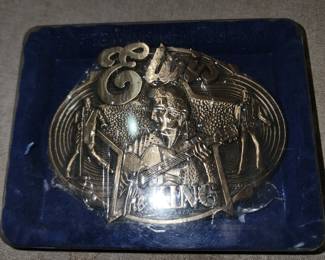 Elvis belt buckle