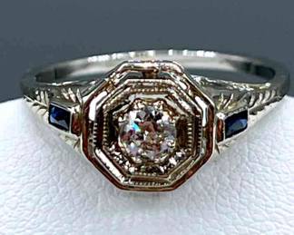 001 Antique Diamond Ring