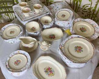 Adam Antique China Set By Steubenville