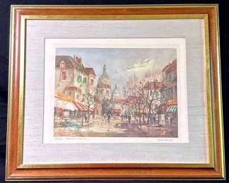 Artist H. Miesler View In Paris