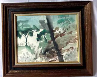 Beautiful Watercolor Framed Painting