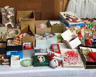 Collection Of Christmas Ornaments