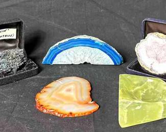 Collection Of Rocks And Minerals