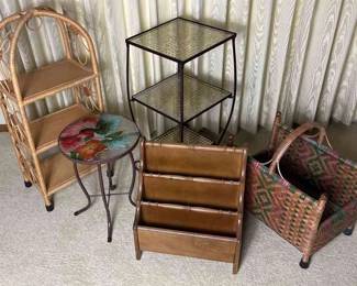 Collection Of Tables And Magazine Racks