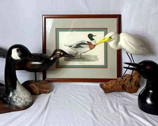 Collection Of Wooden Birds