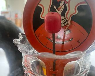 1930's Flying Witch Tin Noise Maker