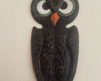 Germany Embossed Cardboard Die Cut Owl on Branch