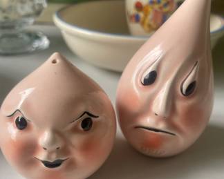 Vallone Starr California Pottery - Drip and Drop Salt and Pepper Shakers