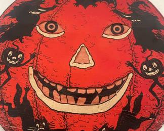 1930's Beistle Die Cut Jack O Lantern 