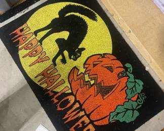 Happy Halloween Welcome Mat