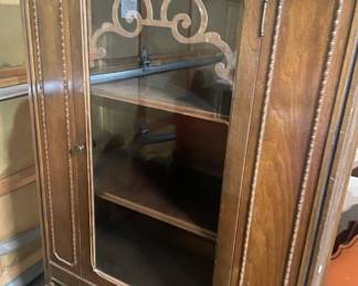 Glass Front One Door China Cabinet