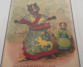 Assortment of Louis Wain Cat Prints