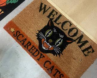 Scaredy Cats Welcome Mat