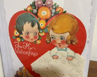 Assortment of Vintage Valentine Day Cards