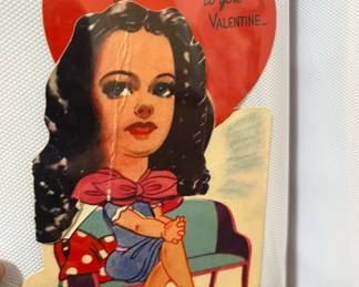 Assortment of Vintage Valentine Day Cards