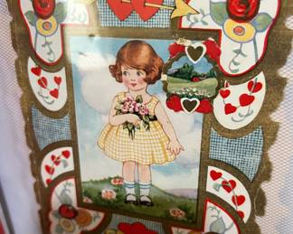 Assortment of Vintage Valentine Day Cards
