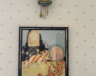 Engstler German Moving Eyes Owl Wall Clock