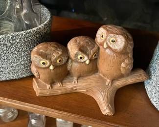 Assortment of Owl Figurines/Sculptures