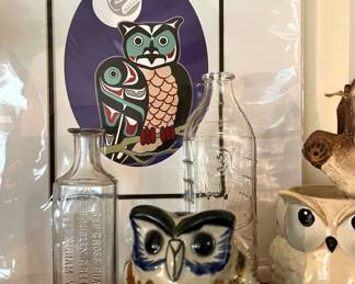 Assortment of Owl Figurines/Sculptures