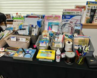 Assortment of Crafting/Office Supplies