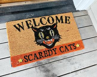 Scaredy Cats Welcome Mat