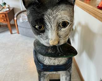 Folk Art Cat Rocker
