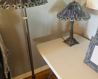 Quoizel matching floor and table kamp floor lamp $60 table lamp $30