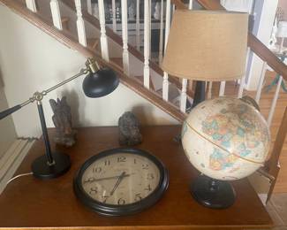 Items on top of the table for sale.