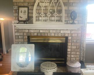 Mirror, decorative shelves  most under $10