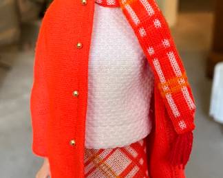 #4 Barbie wearing 1970 mod outfit