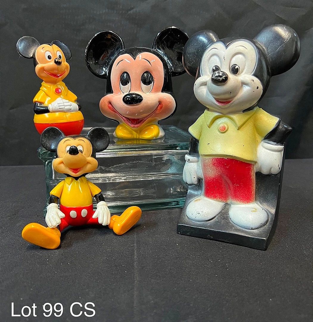 008 Vintage Play Pal Disney Mickey Bundle 4pcs