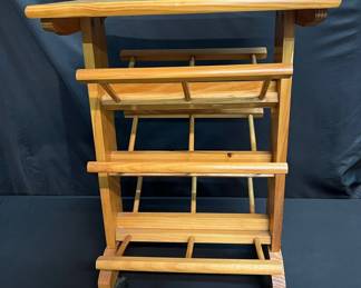 Accent Table With Magazine Rack Holders 