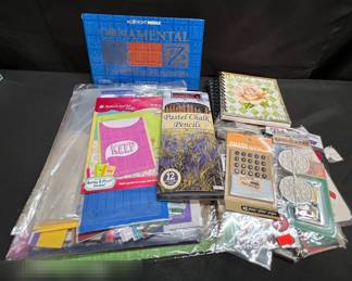 Crafting Bundle Stamps, Pencils, Stickers  More