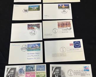 First Day Issue Collectible Stamps .