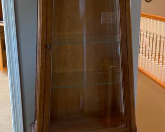Petite curio cabinet $90