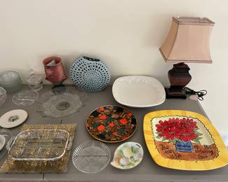 Large selection of quality pottery, china and porcelain.