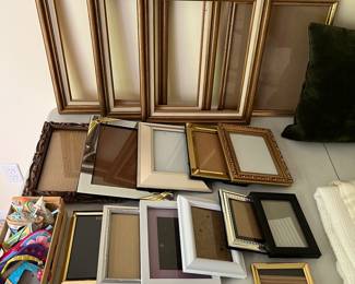 Picture frames.