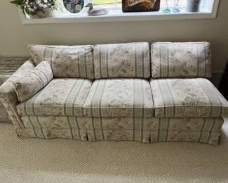One of two pieces of a sectional couch by Ethan Allen. See preceding photo for a look at the other section of this couch.