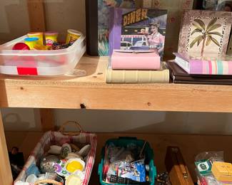 Games, photo albums, doll accessories.