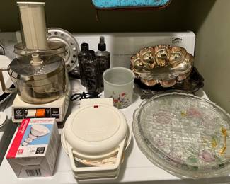 Selection of cookware and servingware.