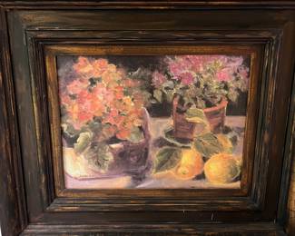 Framed still life art print by artist Shari White.